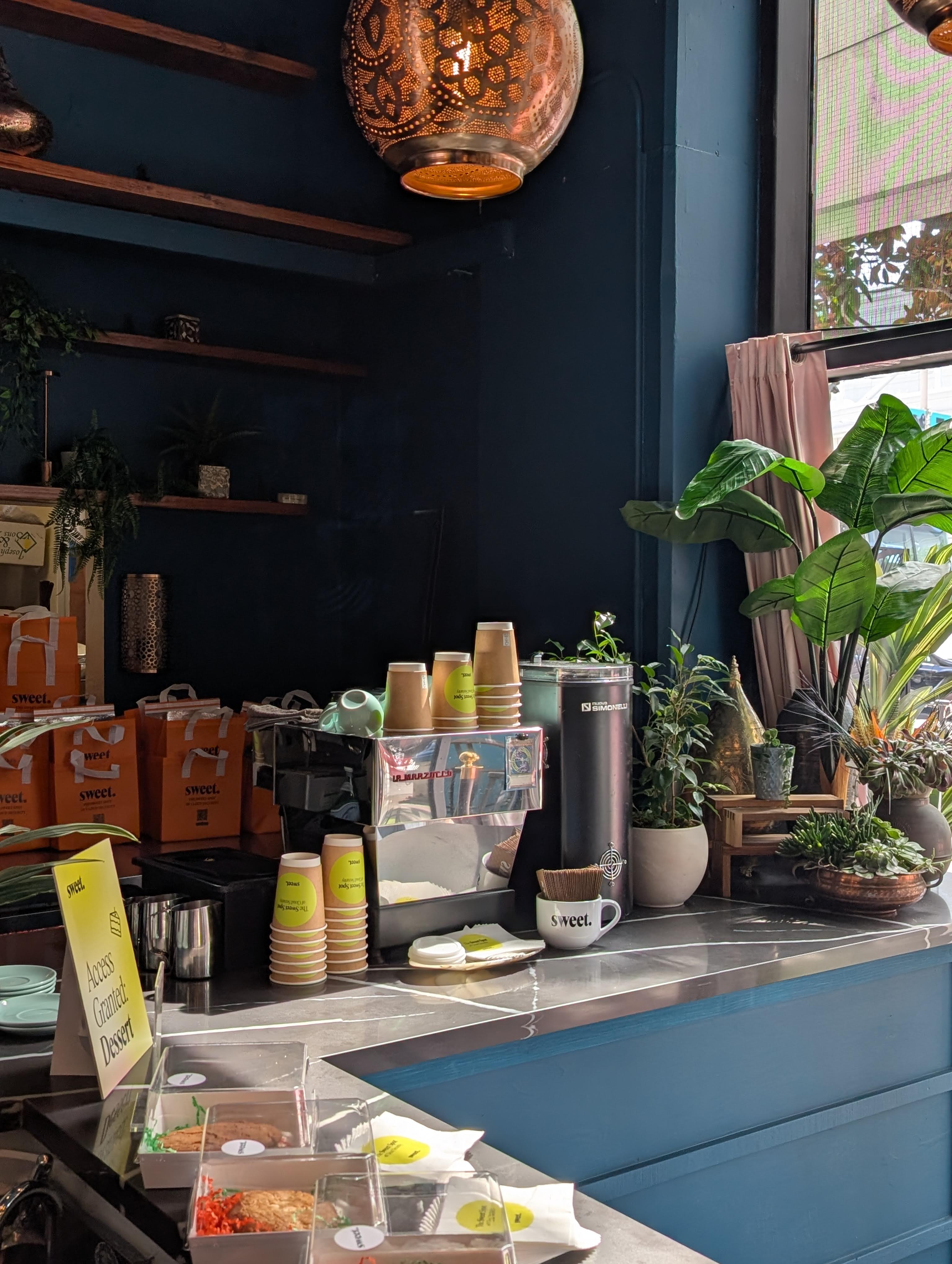 Paper Son Coffee catering setup