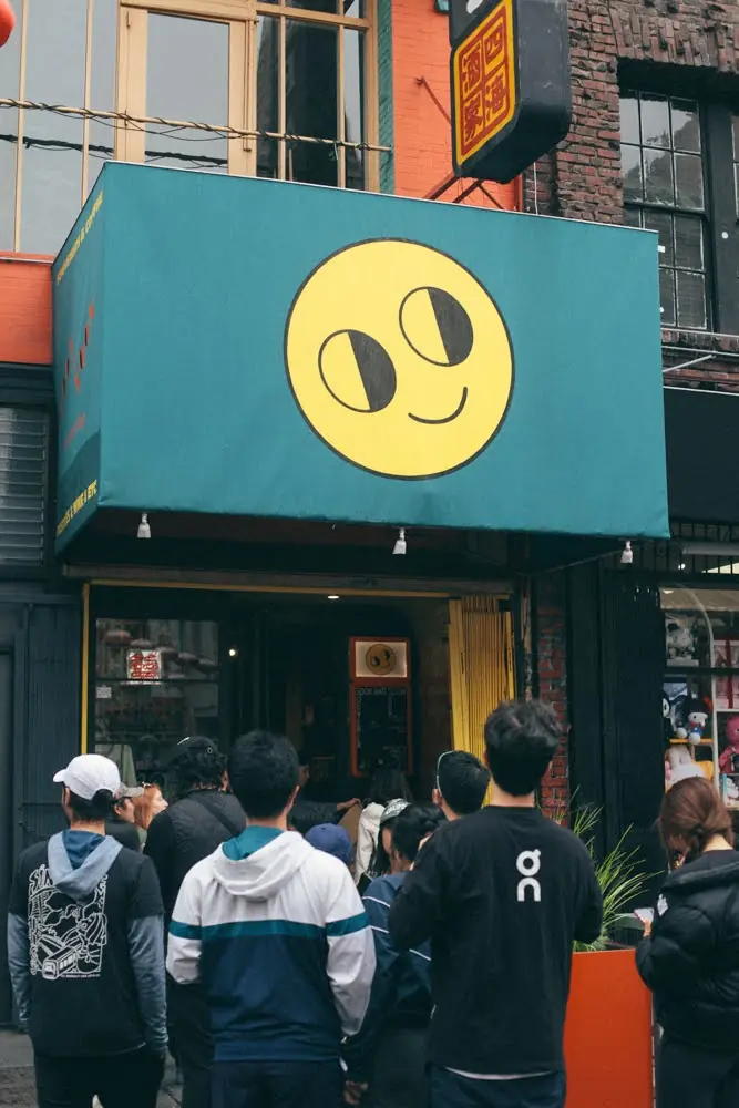 Paper Son Coffee storefront at Soon and Soon Souvenir Shop on Grant Avenue in Chinatown