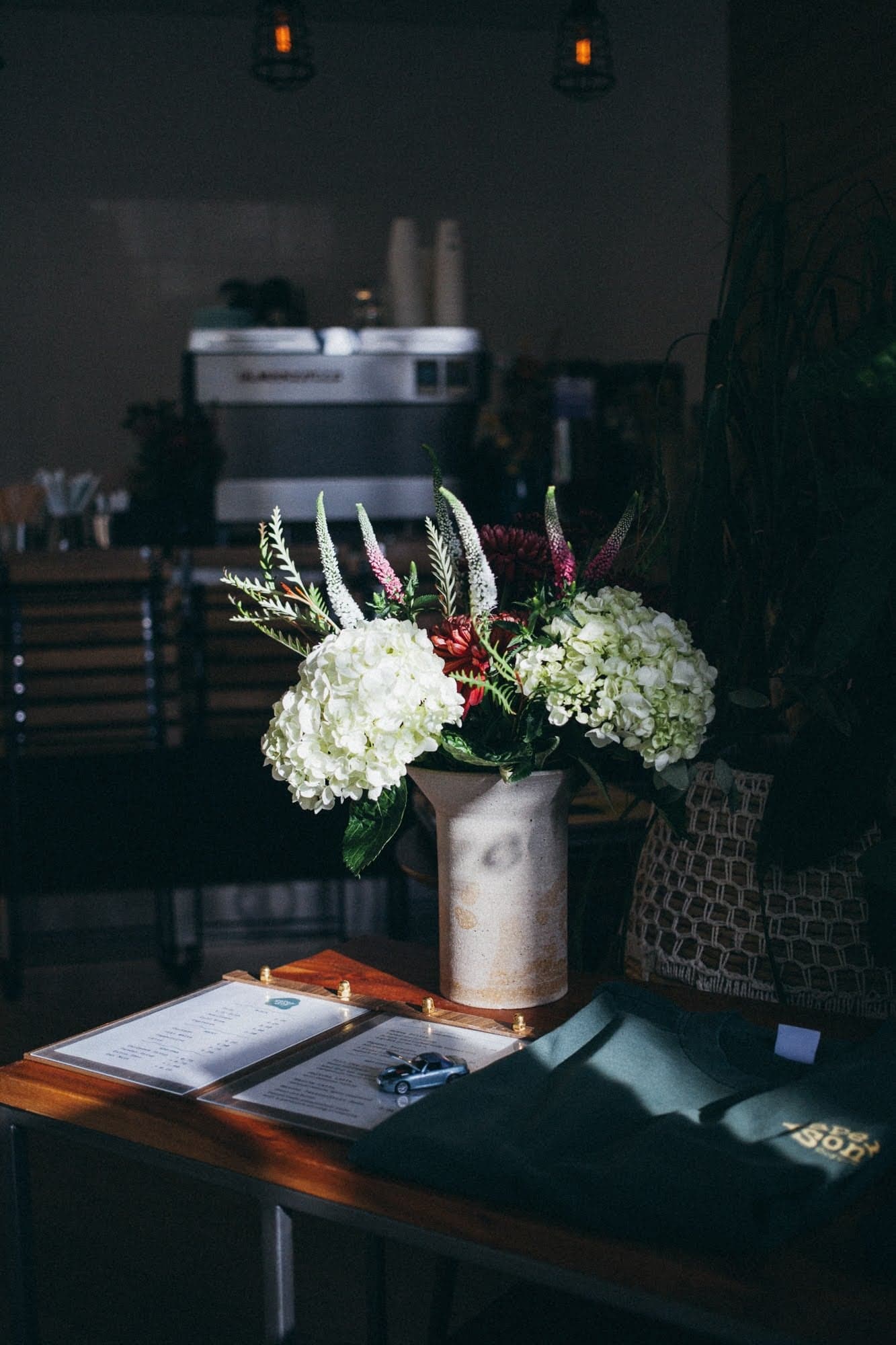 Paper Son Coffee display